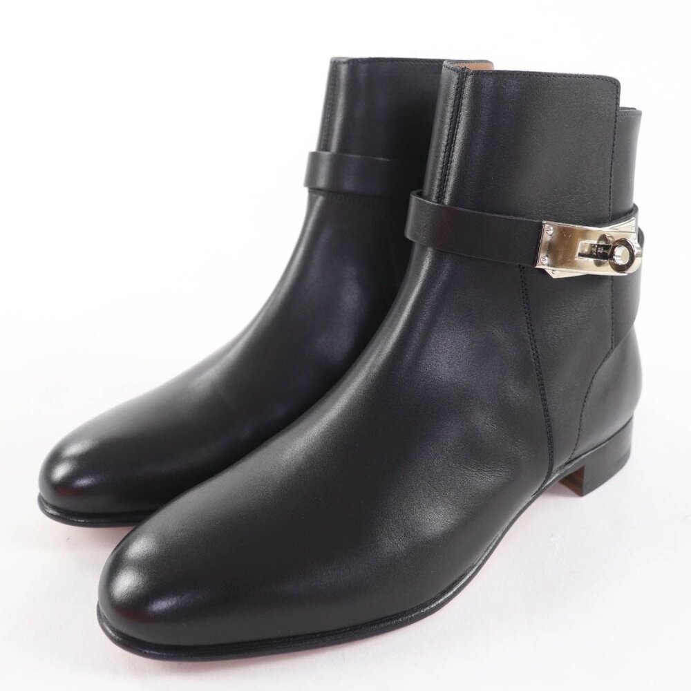 Hermes Neo Silver Hardware Kelly Buckle Leather